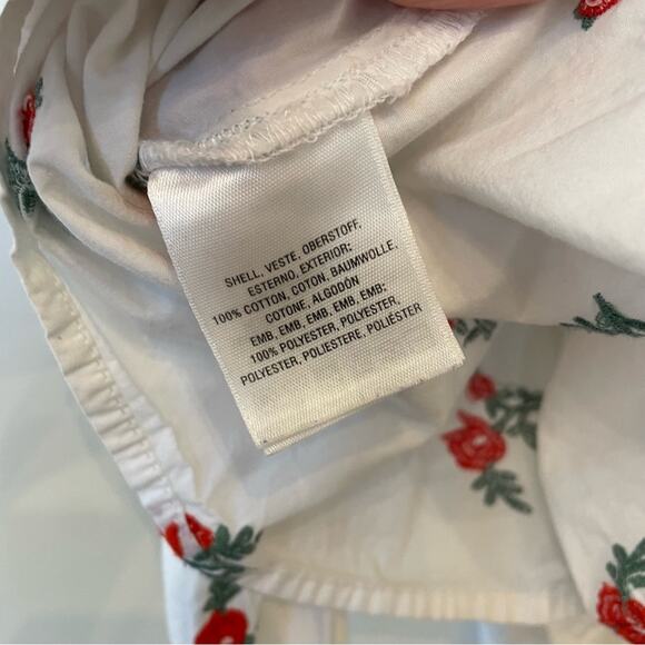 Anthro Maeve Rosalie Embroidered Top - Picture 7 of 8